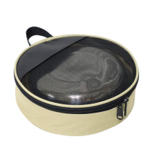Camping Utensil Organizer Canvas Cookware Storage Bag with Large Capacity and Easy Carry Handle