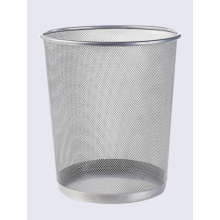 Odor-Free Trash Can With Breathable Wire Mesh, Sturdy Steel Wire Mesh For Durability, Gently Flared Cylinder Shape, Powder-Coated Steel Design, Scratc