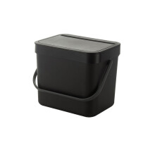 Sustainable Recycling Solution Kitchen Compost Bin, Precision Engineered Lid Indoor Food Waste Mountable Compost Bucket, Blue/Anthracite, 6L