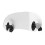 Easy to Install and Remove Motorcycle Windshield Upgrade, Windscreen Windshield Spoiler with Air Deflector Functionality, Adj Angle and Soft Rubber 4