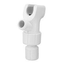 Elegant Adjustable Shower Head Holder, Universal Design Ensuring Fit For Most Handheld Shower Heads, ABS Plastic Material Ensures Durability And Ease