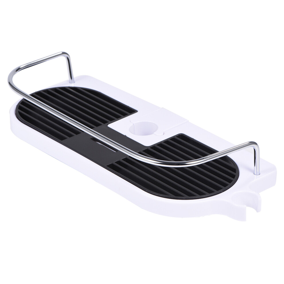 Adjustable Bathroom Shelf, Abs Material Ensures Durability And Ease Of Use, Hollow Design For Quick Water Drainage, Perfect For 24 To 25Mm Shower Head 9138057342819
