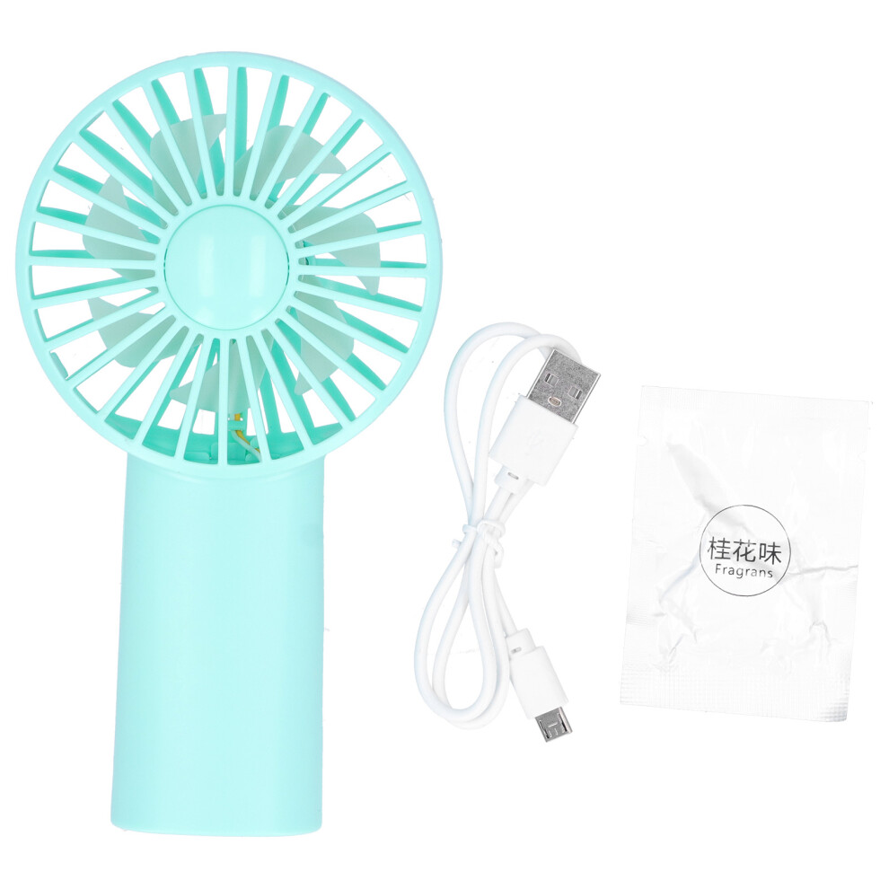 Portable Mini Fan With Aromatherapy System, Compact Lightweight Design, Rechargeable Battery Operated For Travel, Cooling Companion For Outdoor 9448196849842