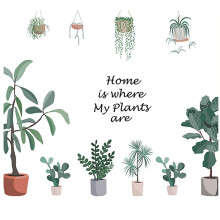 Artificial Succulent, Vibrant Green Atmosphere For Indoor Outdoor Decor, Long Lasting And Easy To Care, Peel And Stick Decorations, Modern Ceramic Pla