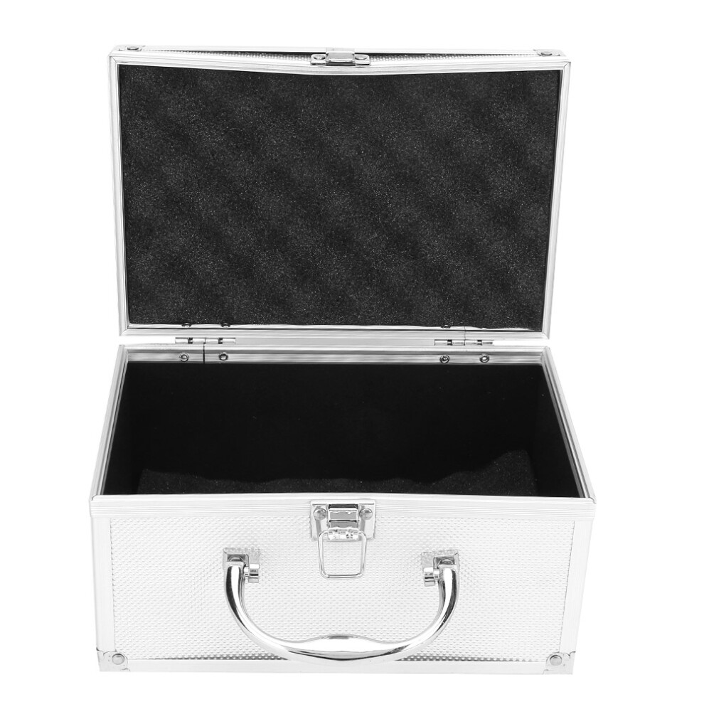 Aluminum Alloy Material Toolbox, Portable Storage Case With Protective Sponge Lining, Dustproof Carrying Case For Tools Instruments Organization, 9128293332071
