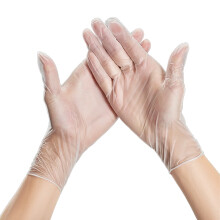 Powder-Free Disposable Gloves Clear Food Grade TPE Protection Gloves, Disposable Gloves Ambidextrous Design for Easy Wear and Removal, Latex-Free