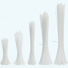 Bridas de cable resistentes, autoblocantes, de nailon para organización de cables en interiores y exteriores, de nailon duradero y multiusos para el