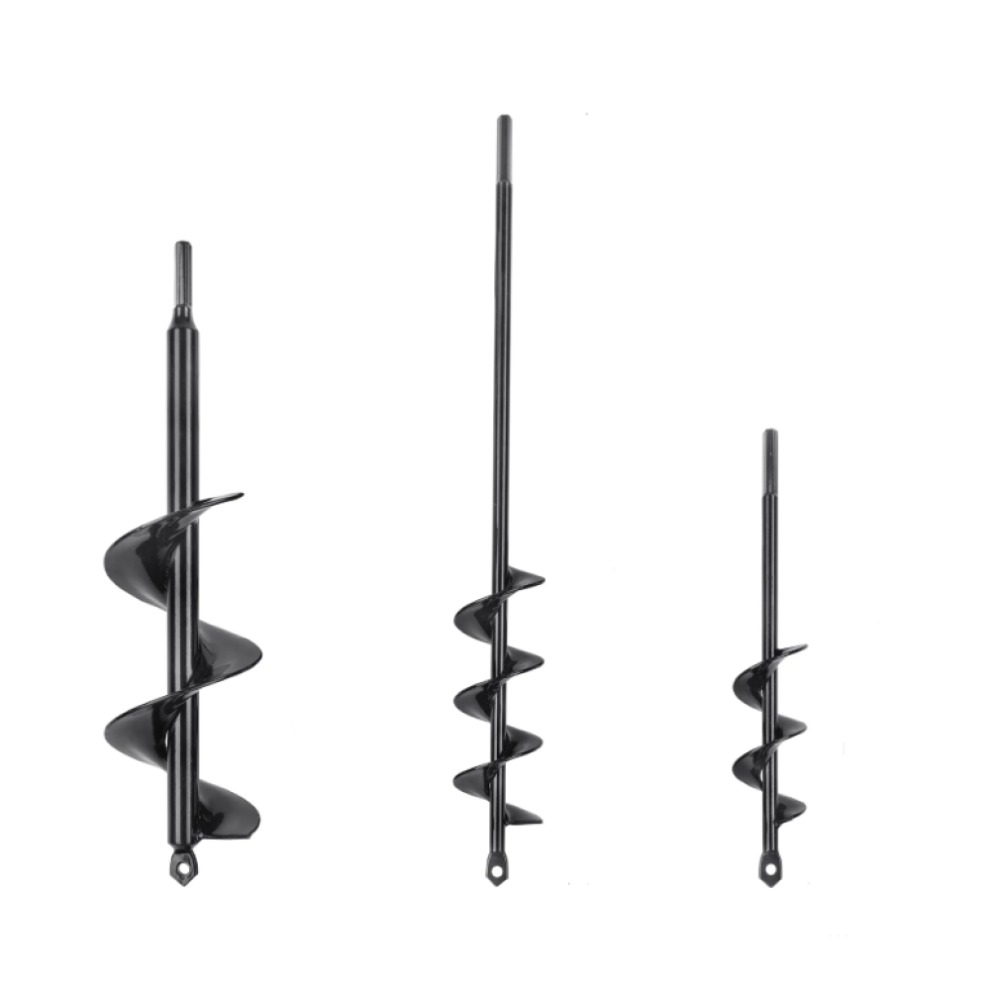 Easy Planter Garden Auger, Bulb & Bedding Plant Augers With Spiral Drill Design, Heavy-Duty Cold-Rolled Steel Construction For Fast Hole Digging In 9448196813232