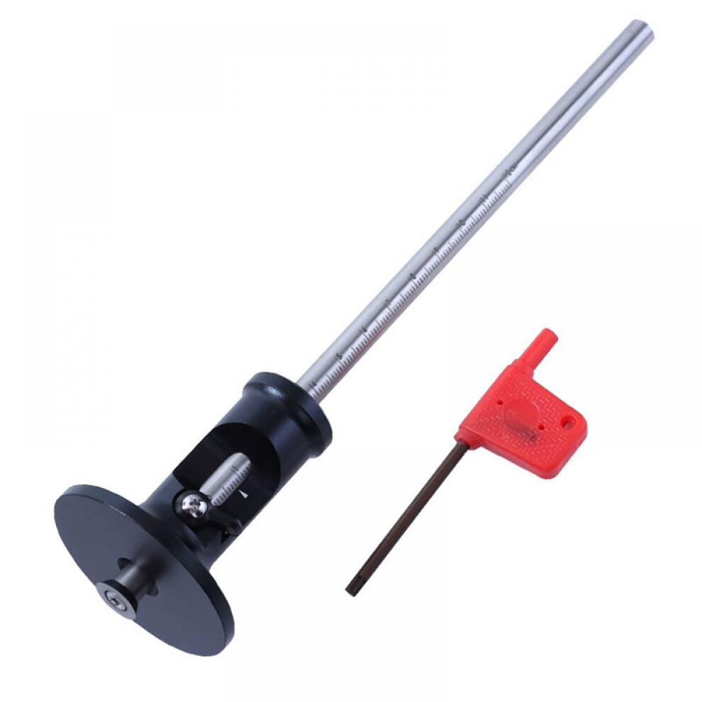 Woodworking Tool For Precision Layout, Wheel Marking Gauge With Cemented Carbide Blade And Hardened Steel Wheel, Micro Adjustable Mechanism For Clean 9448196813096
