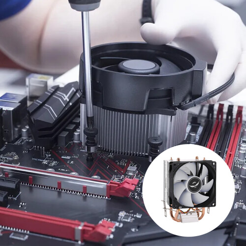 Ψύκτης αέρα CPU με βελτιωμένη απόδοση ψύξης, σχεδιασμός τύπου καθοδικής πίεσης 6