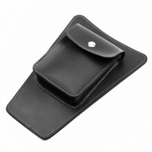 Waterproof Motorcycle Tank Bag Scratchproof Leather Cover For Motorbike Enthusiasts Black
