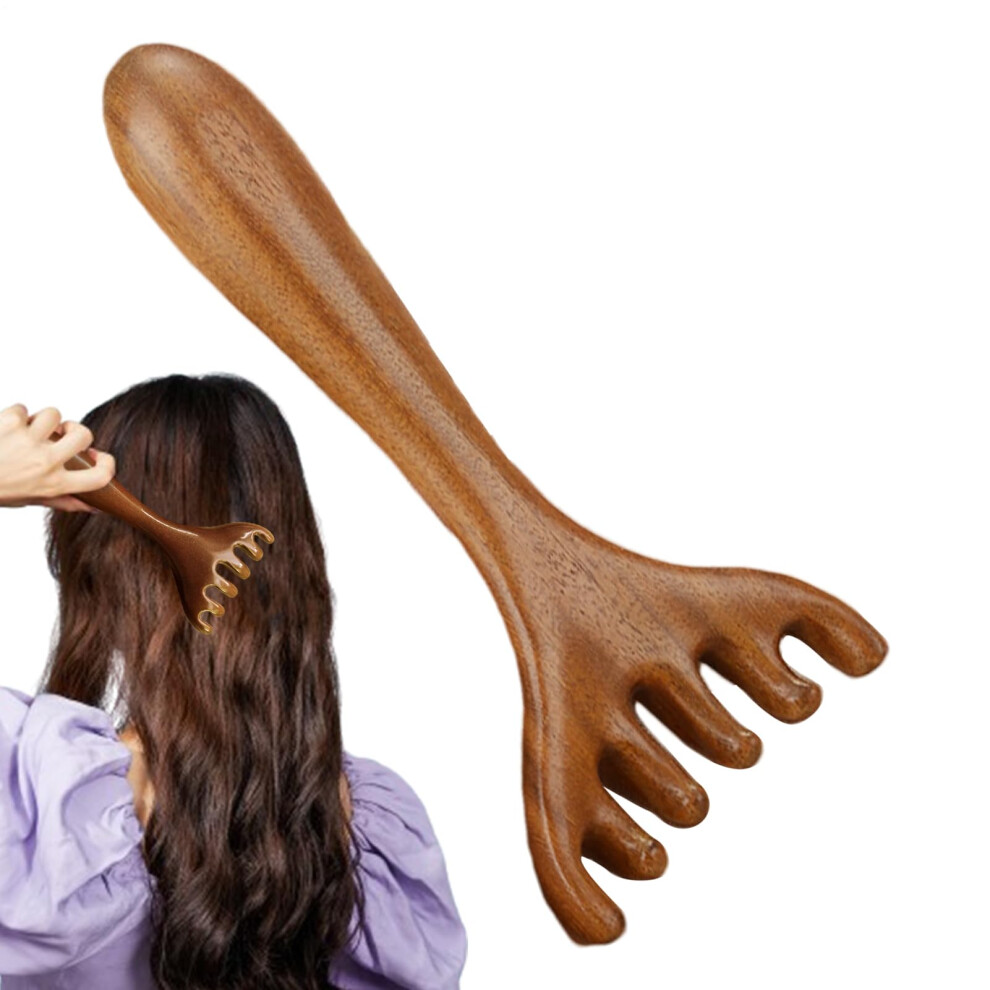 Wooden Scalp Massage Comb for Healthy Hair Growth