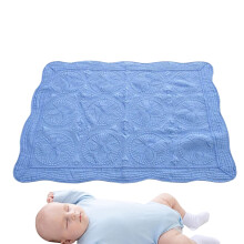Baby Blankets for Boys Embossed Quilted Baby Blanket Machine Washable Blue Airplane Stroller Crib Car Seat
