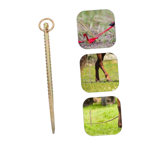 Ground anchor for secure fastening, durable for a and controlled environment. 1