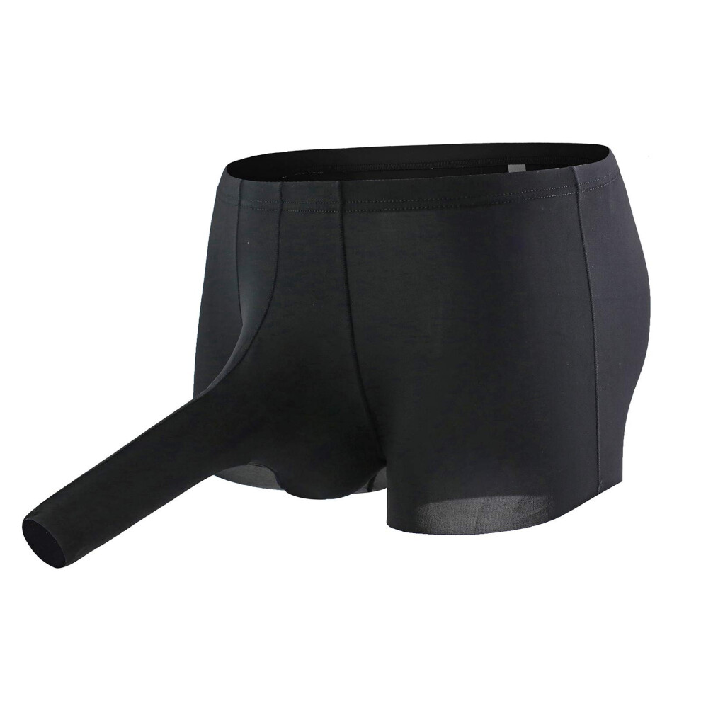 Sexy Men's Stripper Outfit, Elephants, UShaped Ice Trousers, Fashionable Underpa Silk Trunk for Men