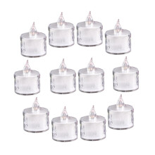 12 pieces LED flickering candlelight party lights, flameless tea lights
