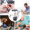 Solder Helping Hands Magnifier Stand Adjustable LED Light Alligator Clips Circuit Board Assembly Electronics Education 3