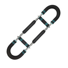 Adjustable Wrist Strength Trainer UShaped Home Chest Expander Spring Arm Force Bar For Shoulder Arm Chest Exercise Blue Ref: 7868