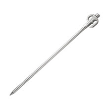 Sturdy Stainless Steel Dog Stake for Camping Outdoor