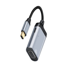 Multiports Type C Hub Type C to VGA Adapter Supporting 8K -VGA