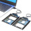 mSATA naar SATA3.0 Adapter Risers Dubbele mSATA SSD's naar 2,5 2