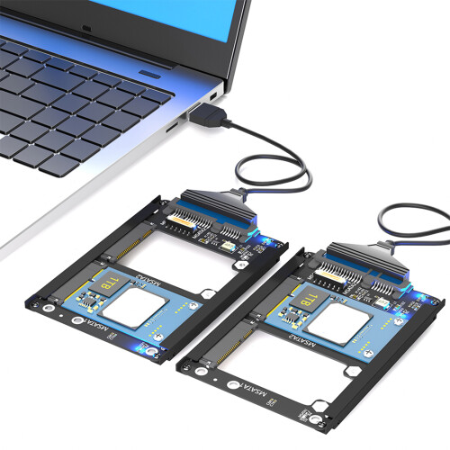 mSATA zu SATA3.0 Adapter Riser Sockelgehäuse mSATA SSDs Adapter 1