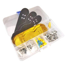 Finger Skateboard Fingerboards Fingertip Fingerboard for Training Finger Coordination Pack of 3 Golden