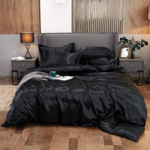 Silk Bedding Sets Mulberry Silk Satin Quilt Covers, Hypoallergenic Sheets, Luxury Bedspread For Bedroom