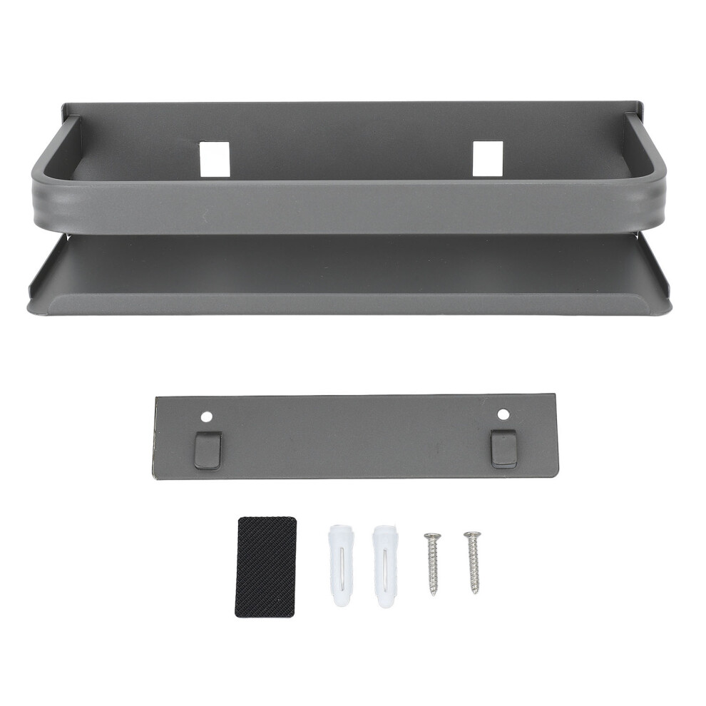 Detachable Floating Shelves Rustproof Stainless Steel Waterproof Wall Mount Phone Shelf Corrosion Resistant Space Saving Bathroom Kitchen Storage 9148971111842
