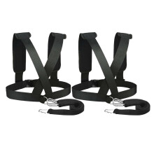 WeightBearing Sled Harness Straps 2 Pack, Adjustable Resistance Belt, Padding, for Running and Strength Workouts