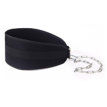 Dip Belt With Chain Thickened Weight Lifting Belt Heavy Duty For Pull Up Dips Squats Fitness Workout