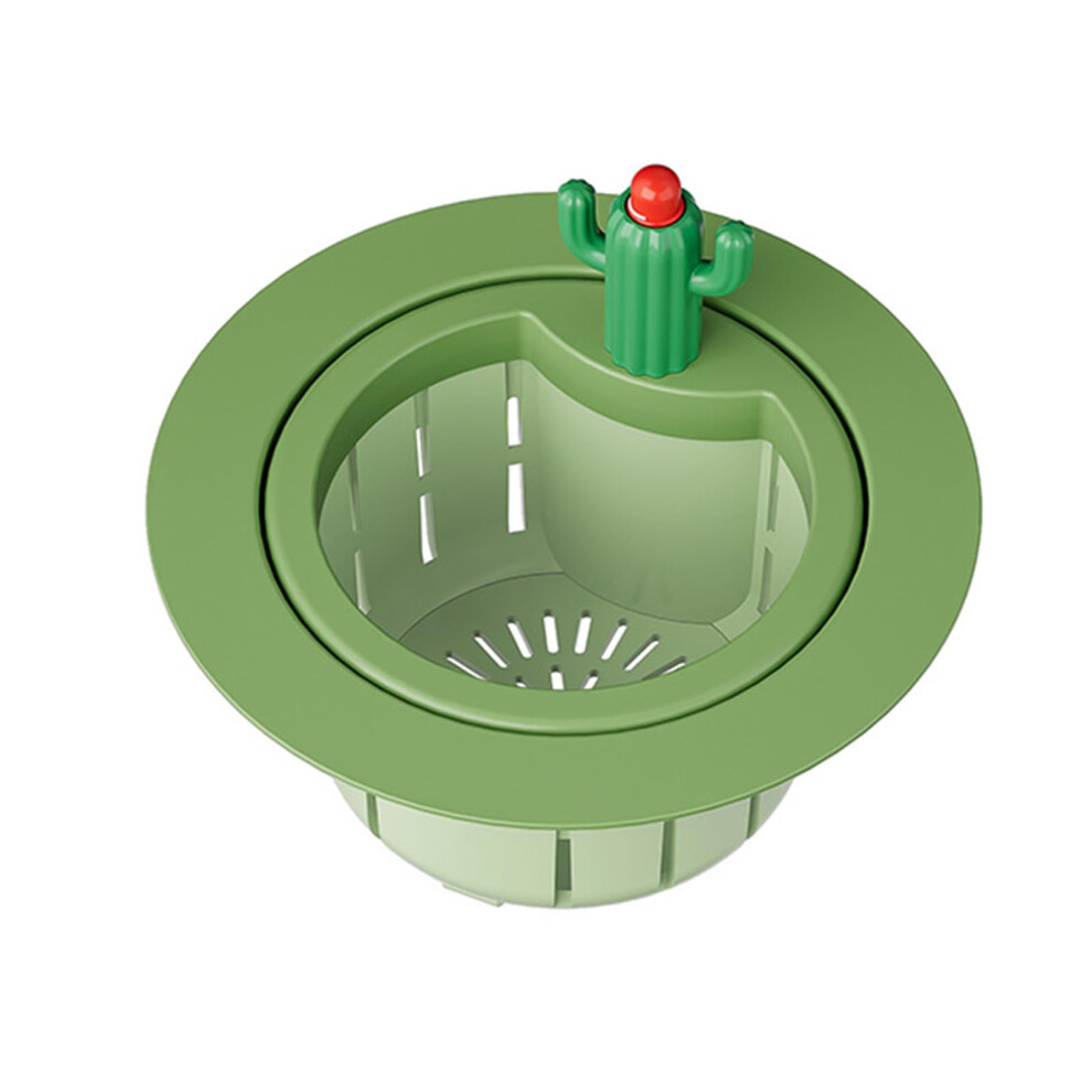 Cactus Drainage Basket Kitchen Sink Waste Collector With Press Drain Sink Discharge Basket Filter For Kitchen 9412369039156