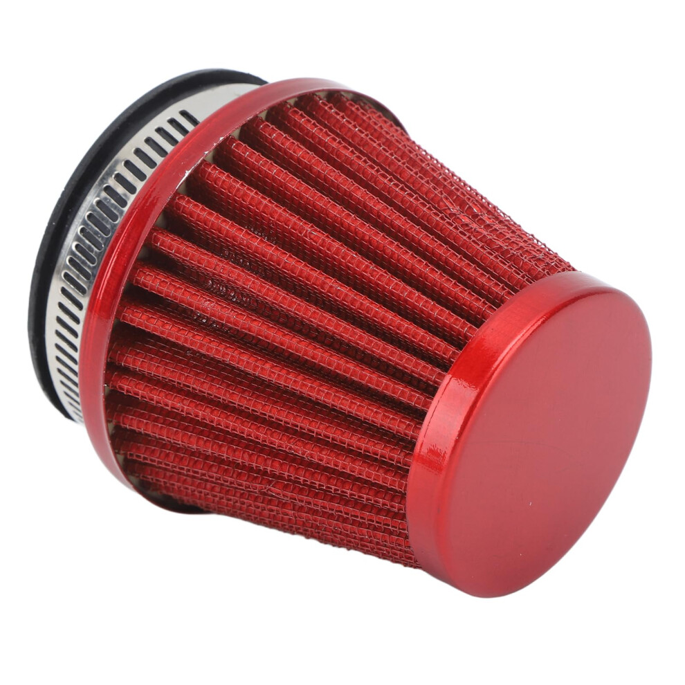50Mm Heavy Calibre Air Induction Filter Offroad Motorcycle Atv Quad Dirt Pit Bike Easy Install Engine Protection Red 9365049856942