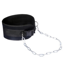 Lifting Belt Iron Chain Fitness Equipment For Dips WeightBearing Back Support Belt Adjustable Size