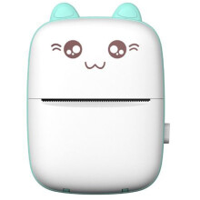Portable Photo Printer Wireless Mini Thermal Pocket Printer for Students with Speed Printing Blue