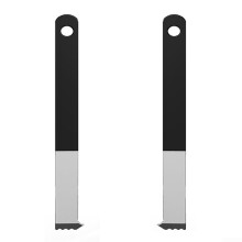 2piece paver puller set with joint scraper teeth for efficient stone removal