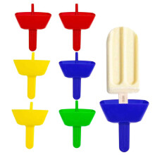 Innovative Popsicle Companion, Drip-Free Silicone Holders, Built-In Straw for Seamless Consumption, Reusable, Safe for Kids, Portable and Eco-Friendly