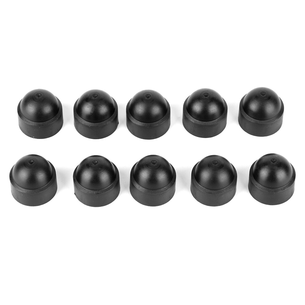 Waterproof Hexagon Bolt Cap Dome Nut Protector M10 High-Quality Plastic Corrosion Resistance Rustproof Easy Install Enhance Appearance Weather 9190834504438