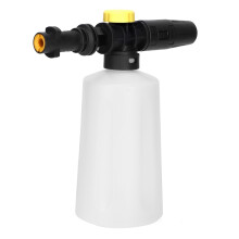 Cañón de espuma de nieve para hidrolimpiadora Karcher, ángulo ajustable y espuma densa y abundante, lanza de espuma con diseño fácil de usar,