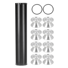 Rutschfestes Design, verstellbare Ersatzbeine für Bettgestell, Aluminiumlegierung, wasserdicht, leicht zu demontieren, geruchsneutral, Stauraum