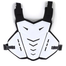 Motocross borst- en rugbeschermingsvest, crossmotoruitrusting, mountainbike bodyprotector met ademend comfort, schokbestendig, verstelbare maat voor