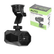 Dezghețator parbriz auto Port Design, ventilator electric de încălzire și răcire, ventilator rotativ la 360, dezaburire rapidă, funcționare