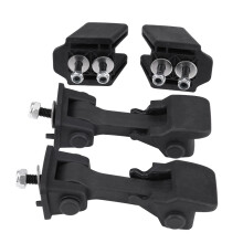 Loquet de capot en aluminium anti-battement, compatible avec Jeep Wrangler JK. Installation facile, réglable et durable.