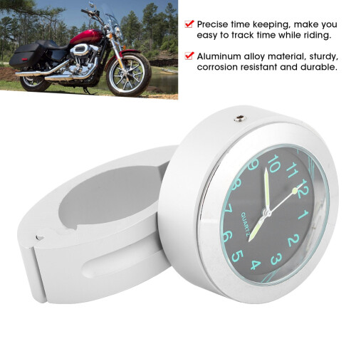 Electrosilvering Motorcycle Clock 22mm & 25mm Waterproof Design 2