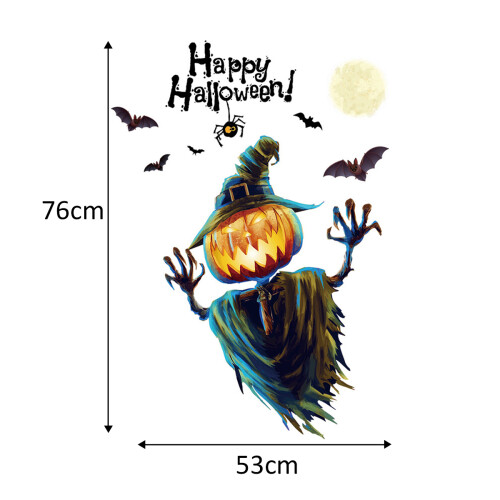 Αυτοκόλλητα παραθύρων με θέμα το Halloween, πλενόμενη οικολογική κόλλα Tpu Hot Melt για 1