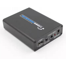 RCA S-video naar HDMI-converter, composiet naar HDMI-converter met AV- en S-video-ingangsondersteuning, HD-upscaling naar 1080p met automatische