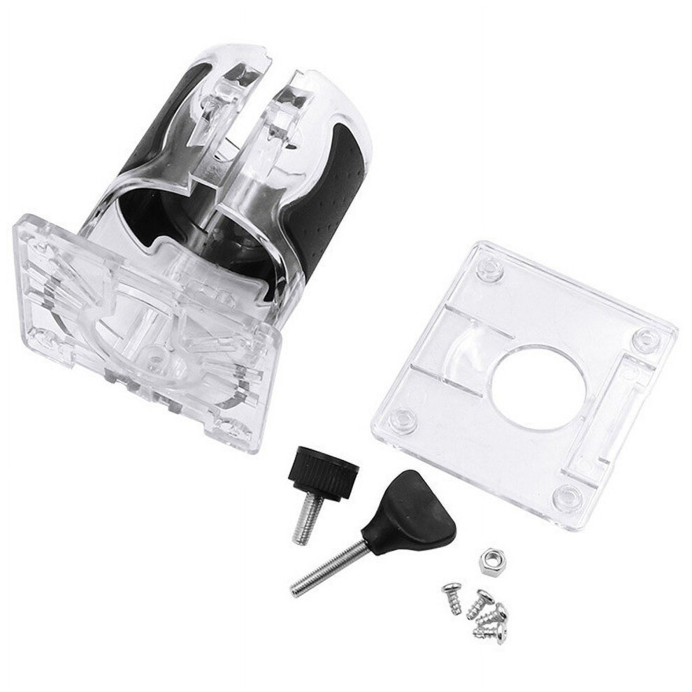Woodworking Router Base Plate, Cnc Machining Aluminum Alloy Construction With Thickened Plastic Bracket For Enhanced Stability, Stable Structure And 9448196821930