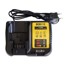 Schnellladegerät für Dewalt-Akkus, breite Kompatibilität mit 10,8-V-, 14,4-V- und 18-V-Li-Ion-Akkus, schlanke schwarze Ladestation mit
