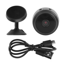 Night Vision Hidden Camera Smart Mini WiFi Compact And Discreet Design AI Motion Detection Alerts Ultra Wide Angle Lens Indoor Security Surveillance