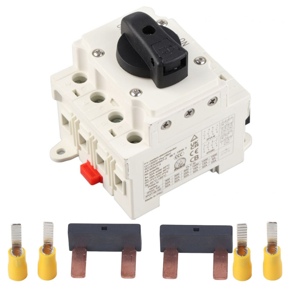Dc Disconnect Switch For Solar Systems With Short Circuit Protection And Arc Extinguishing Flame Retardant Enclosure Thermal Magnetic Trip Lockable 9448196683132